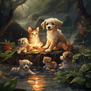 Album Music combined with Fire: Pet's Fireside Comfort oleh Calming Music For Pets