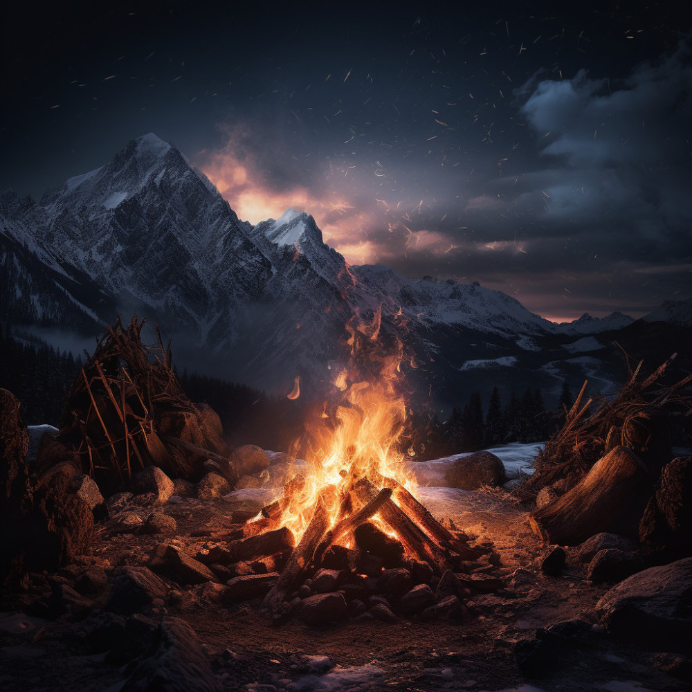 Warmth of Gentle Flames Sleepy Echo