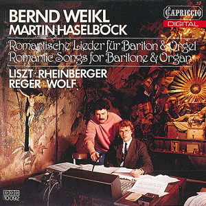 Bernd Weikl的專輯Romantic Songs for Baritone & Organ