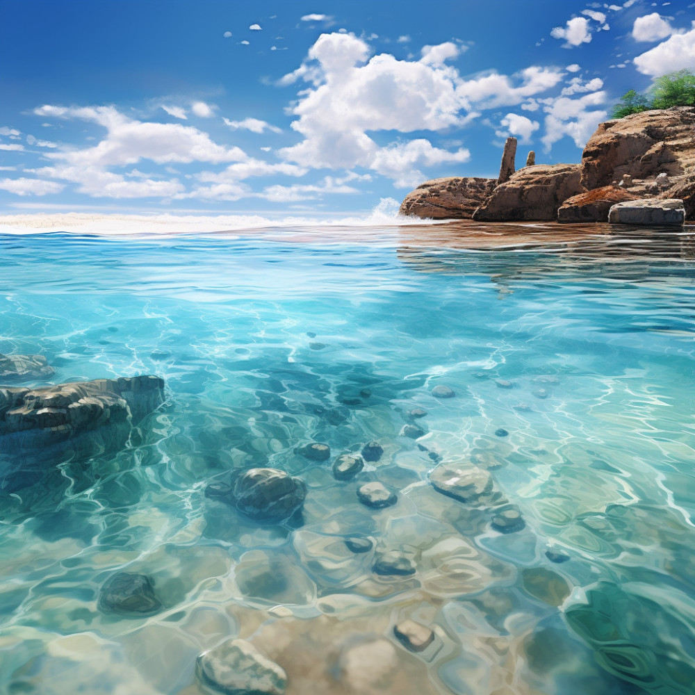 Calming Ocean for Mindful Solace