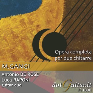 Luca Raponi的專輯Omaggio a Mario Gangi - Opera completa per due chitarre