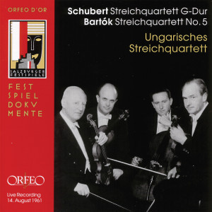 Hungarian Quartet的專輯Bartók: String Quartet No. 5 - Schubert: String Quartet No. 15 in G Major (Live)