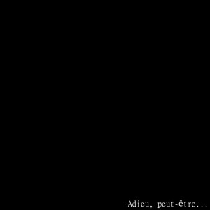 Listen to Adieu peut-être... song with lyrics from NeLiME
