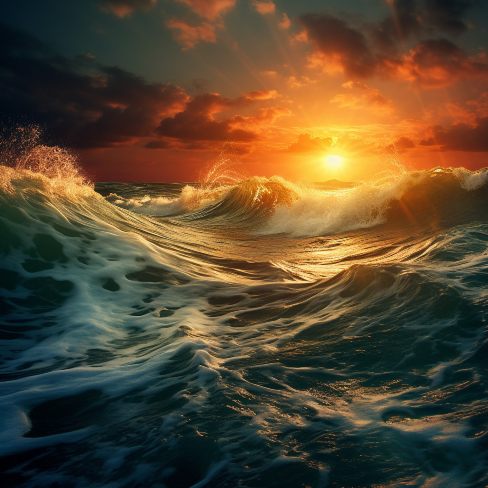 Embracing Ocean's Harmony Peaceful Sounds