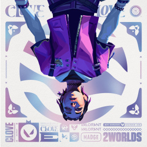 ดาวน์โหลดและฟังเพลง 两个世界(2WORLDS) (无畏契约新英雄暮蝶主题曲) พร้อมเนื้อเพลงจาก Madge