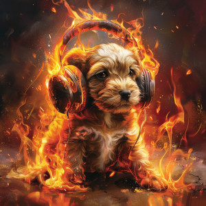 อัลบัม Binaural Dogs Fire: Playful Rhythms ศิลปิน Music for Calming Dogs