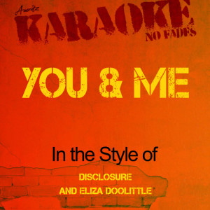 ดาวน์โหลดและฟังเพลง You & Me (In the Style of Disclosure and Eliza Doolittle) [Karaoke Version] (Karaoke Version) พร้อมเนื้อเพลงจาก Ameritz Audio Karaoke