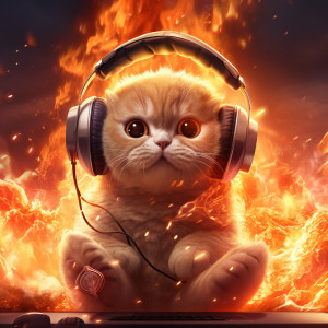 Relax My Kitten的專輯Purring Flames: Cats Fire Peace