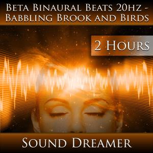 Beta Binaural Beats 20hz - Babbling Brook and Birds (2 Hours)