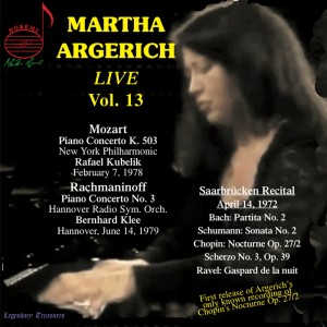 Rafael Kubelik的專輯Martha Argerich Live, Vol. 13