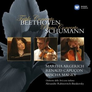 ดาวน์โหลดและฟังเพลง Triple Concerto in C Major, Op. 56: I. Allegro (Live) พร้อมเนื้อเพลงจาก Martha Argerich & Alexandre Rabinovitch