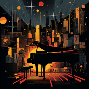 Relax Chillout Lounge的專輯Nightscapes Unveiled: Language of Jazz Piano