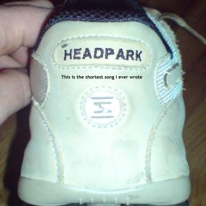 Album This is the shortest song I ever wrote from HeadPark
