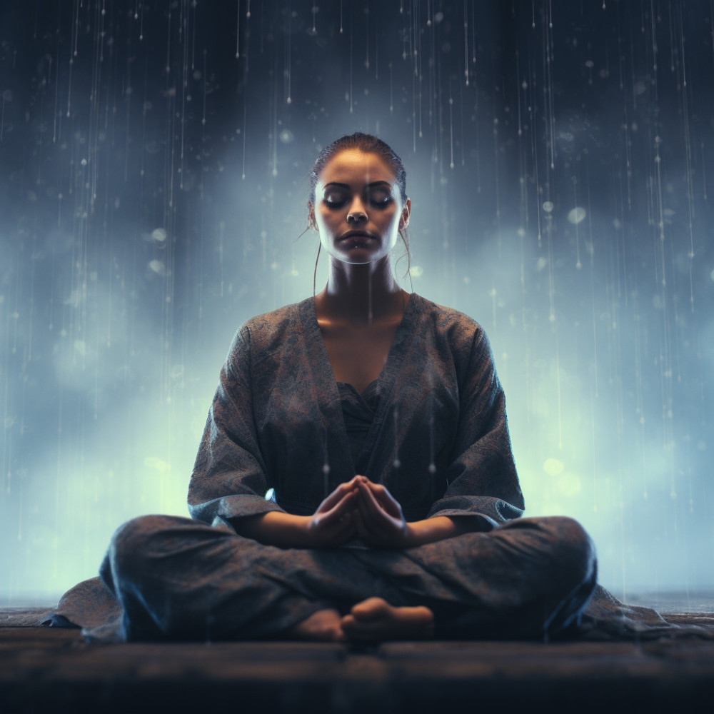Viaje De Lluvia Zen Feliz