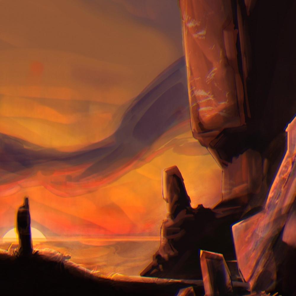 Flaming sunrise