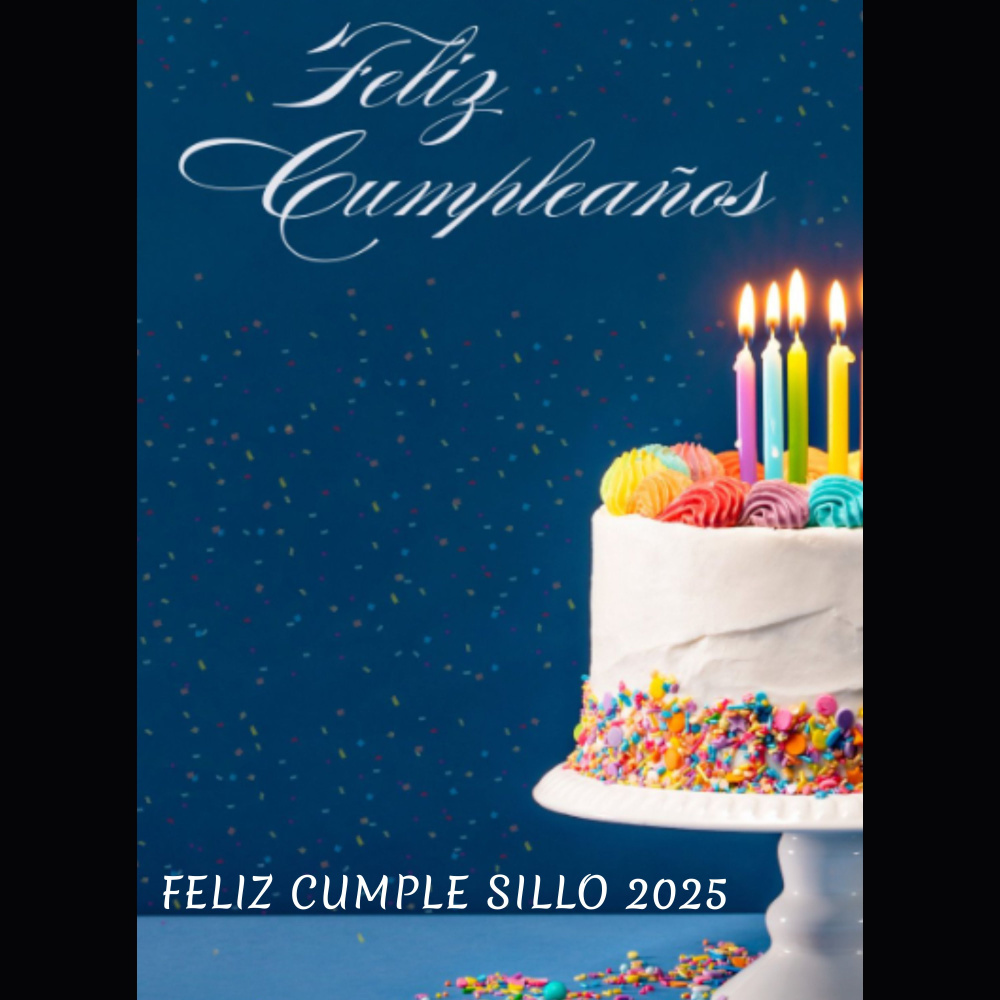 FELIZ CUMPLE SILLO 2025