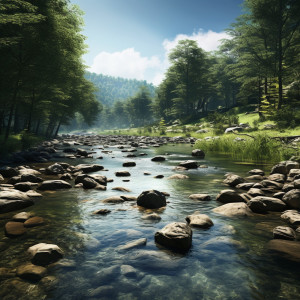 อัลบัม Study with Water: Ambient River Sounds ศิลปิน Study Music Experience