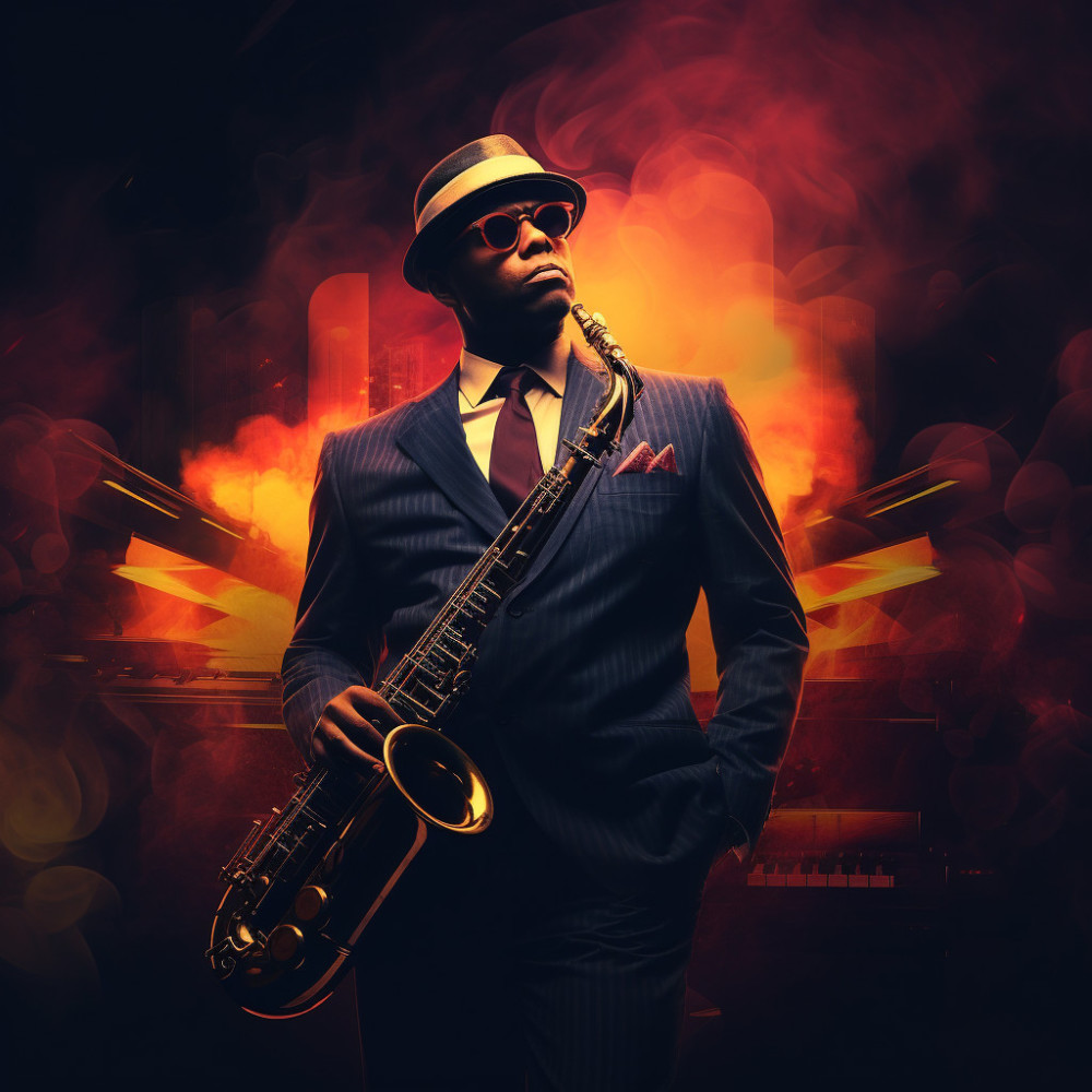 Vibrant Blues Night Groove