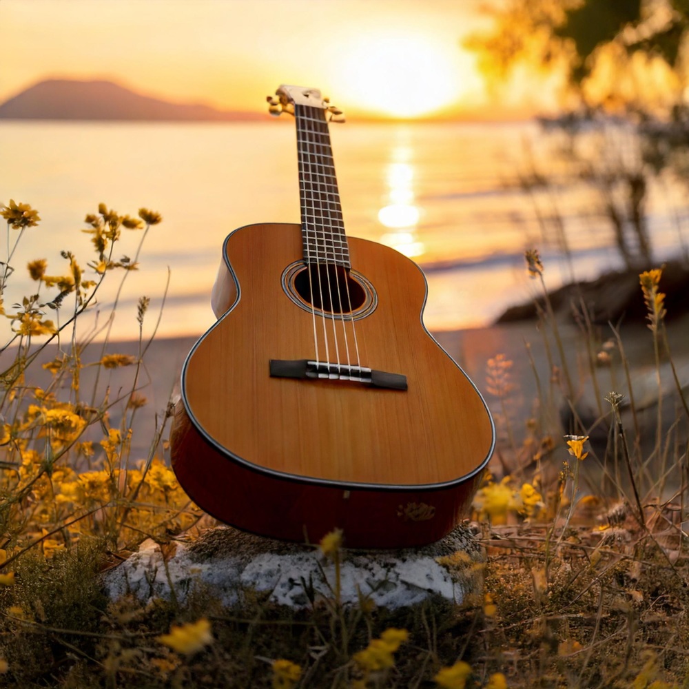 Guitar’s Serene Focus