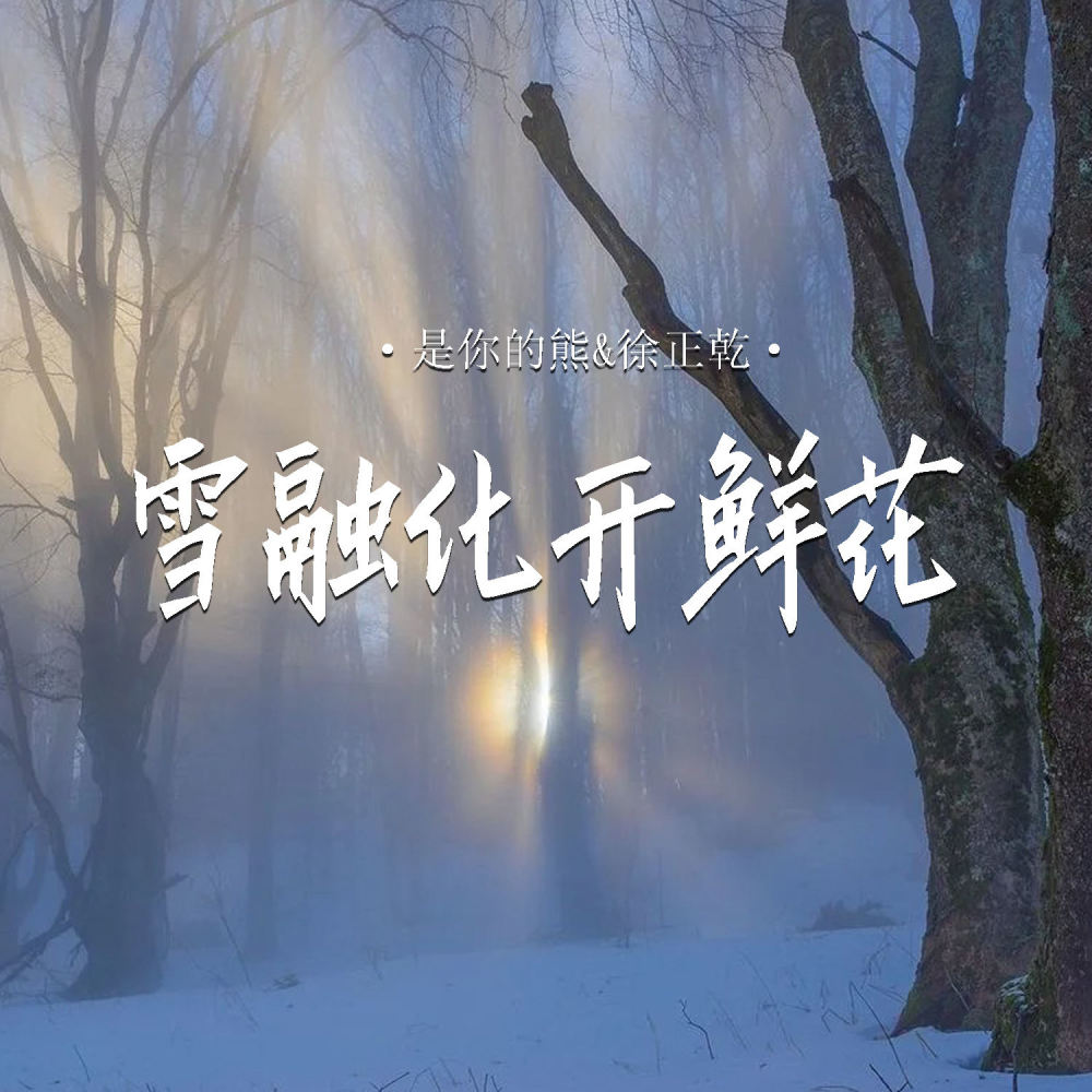 雪融化开鲜花 (对唱版伴奏)