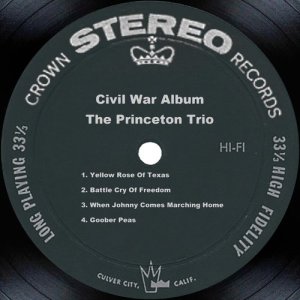 อัลบัม Civil War Album ศิลปิน The Princeton Trio