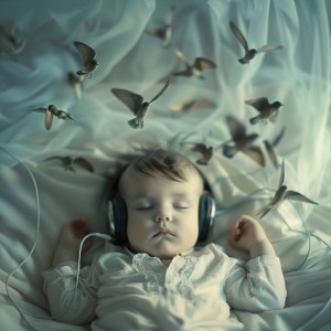 Supernatural Brainwave Power的專輯Baby Sleep Serenity: Binaural Birds Lullaby - 78 72 Hz