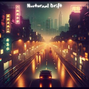 Album Nocturnal Drift (Electronic Echoes in the Chill of Night) oleh Evening Chill Out Music Academy