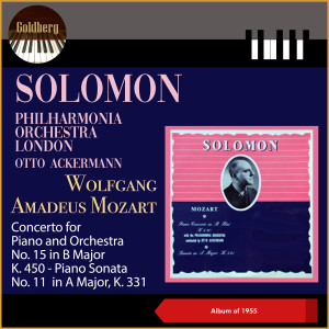 Album Wolfgang Amadeus Mozart: Concerto for Piano and Orchestra No. 15 in B Major, K. 450 - Piano Sonata No. 11 in A Major, K. 331 (Album of 1955) from Solomon