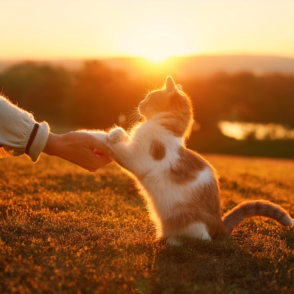 Ecos Suaves Para El Tiempo De Tranquilidad Del Gato