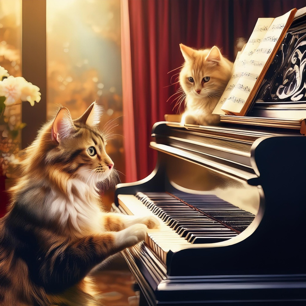 Piano Cats Peace