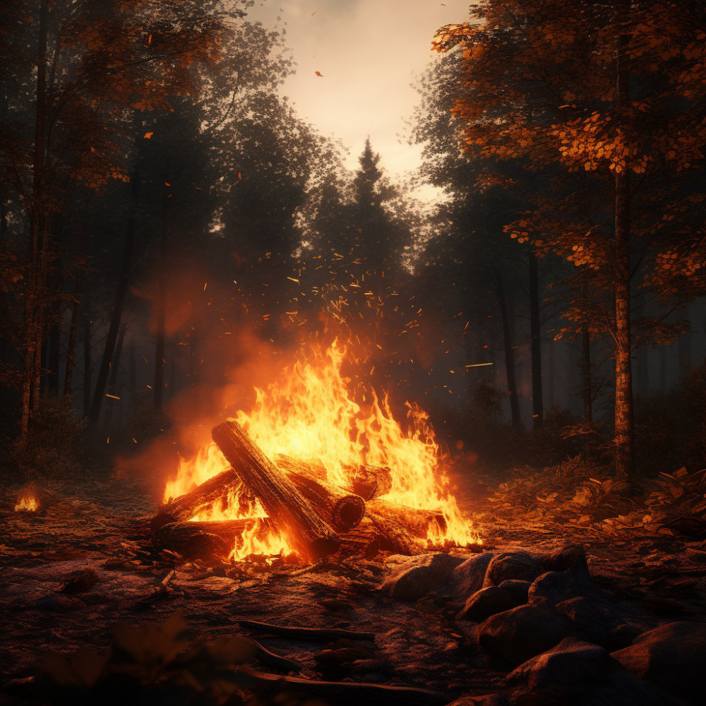 Fireside Meditation for Serene Mind