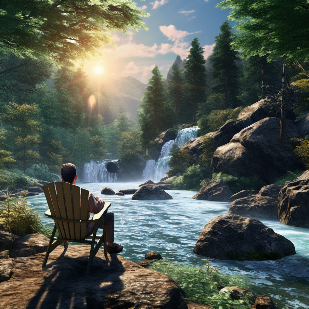 Waterfalls Calm Drift