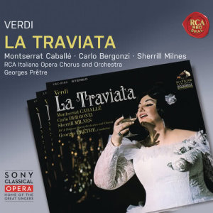 ดาวน์โหลดและฟังเพลง Libiamo ne' lieti calici พร้อมเนื้อเพลงจาก Montserrat Caballé