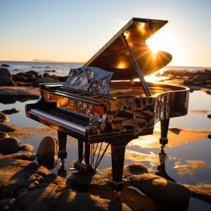Relajación de piano的專輯Costas Iluminadas Por El Sol: Ecos De Piano De Las Olas Rompiendo En Costas Tranquilas