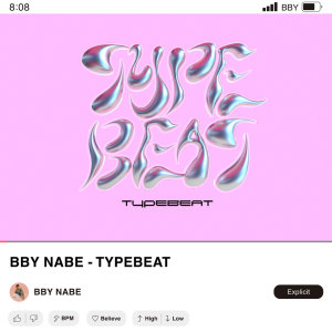 收聽BBY NABE的TYPE BEAT (Explicit)歌詞歌曲