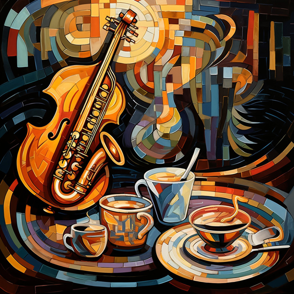 Jazz Music Latte Rhythm