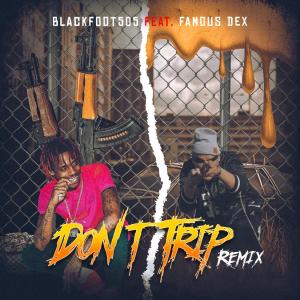 Dengarkan lagu Don't Trip(feat. Famous Dex) (Remix|Explicit) nyanyian Blackfoot505 dengan lirik