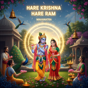 Listen to Hare Krishna Hare Ram Mahamantra song with lyrics from Rakesh Bhanwariya