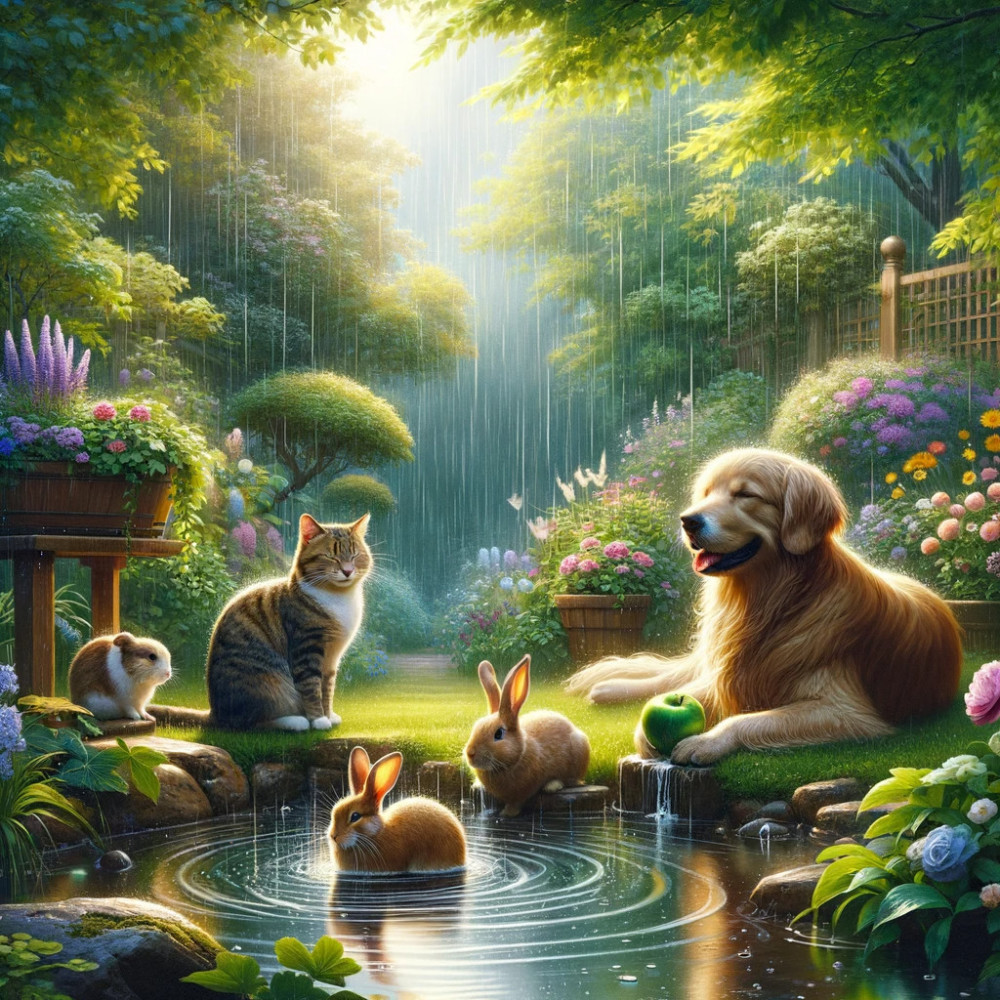 Rain’s Furry Peace Quiet Composure