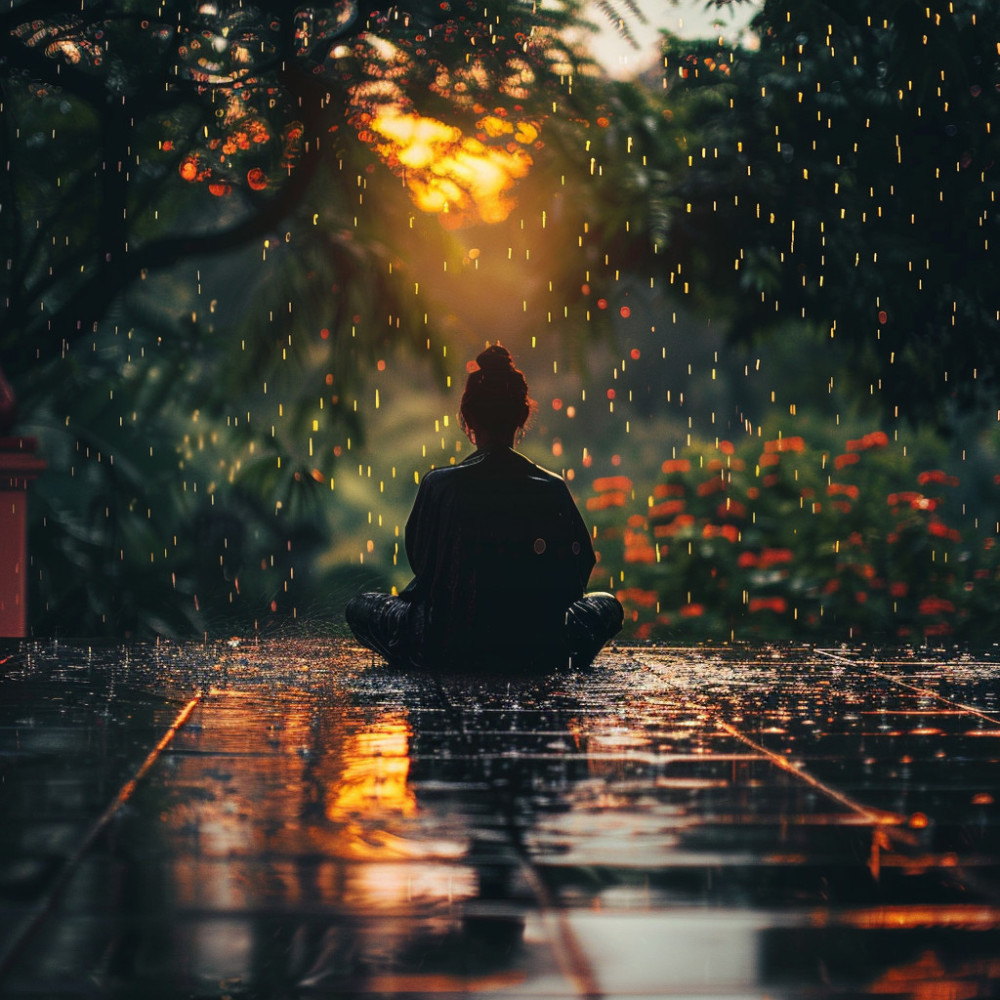 Meditación Bajo Las Nubes