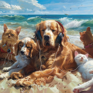 Sleeping Ocean Waves的專輯Ocean Whiskers: Pets Relaxation Tune