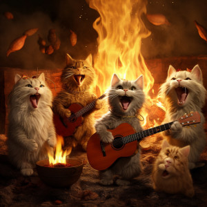 My Cozy Heat的专辑Flames Melody: Pet Companionship Serenade