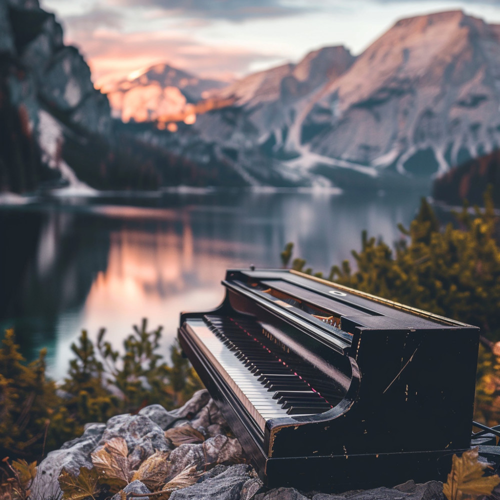 Melodías Centradas En Las Teclas Del Piano