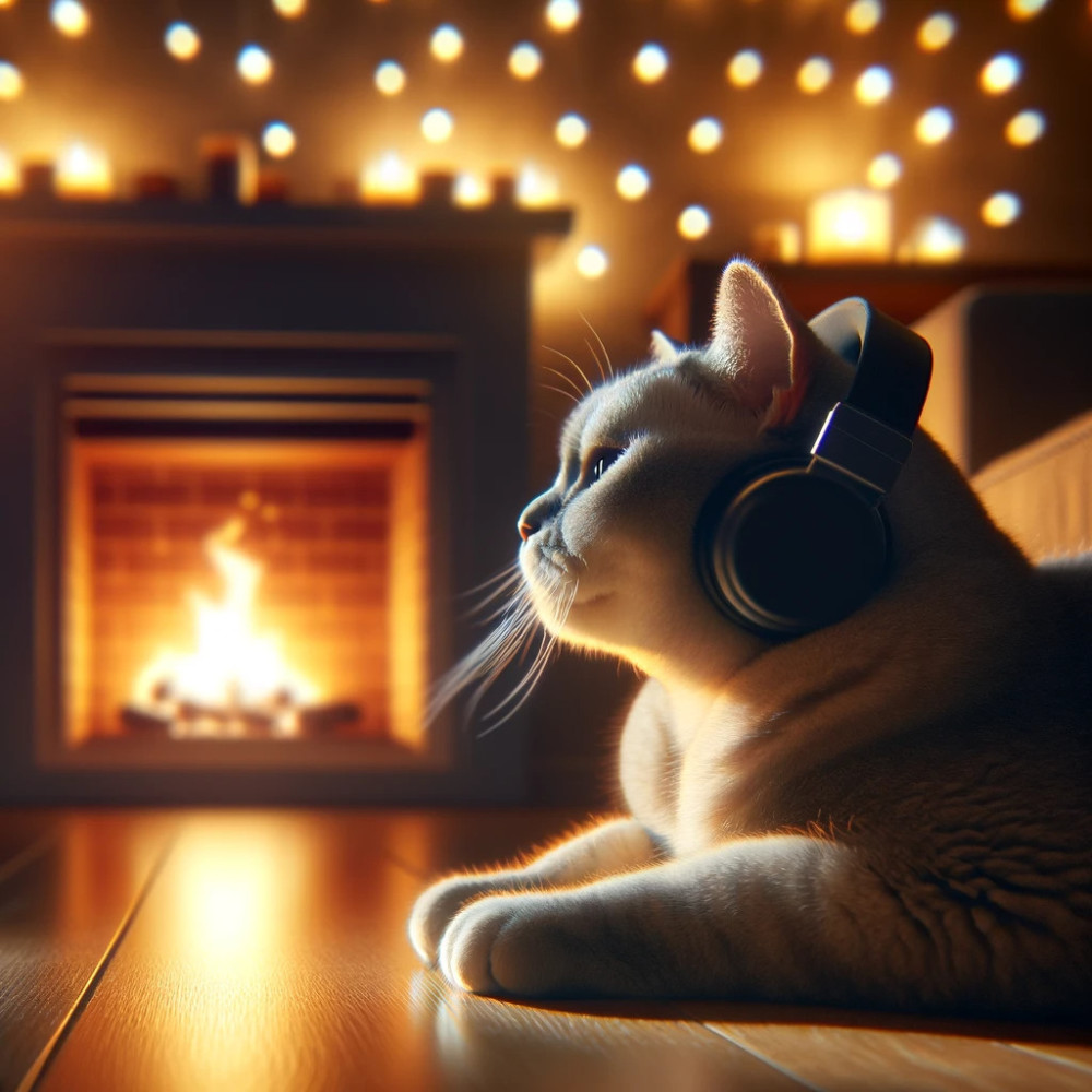 Mellow Flames Feline Peace
