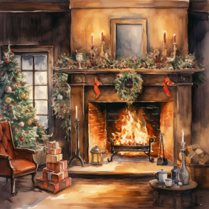 Yule Log Glow: Fireside Carols