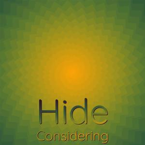 Various的专辑Hide Considering