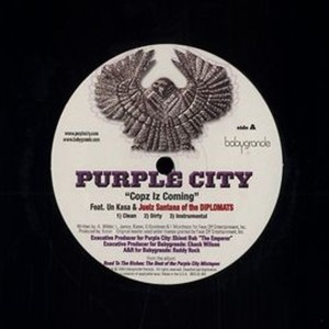 อัลบัม Copz Iz Coming (feat. Juelz Santana of the Diplomats & Un Kasa) (12") ศิลปิน Purple City