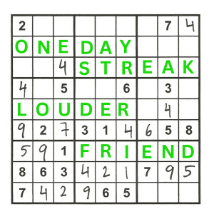 Album One Day Streak from Louder Friend