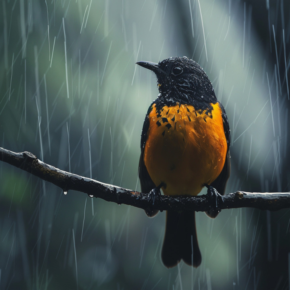 Nightfall’s Quiet with Rain’s Touch