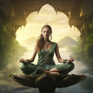 Yoga Meditation Music的專輯Flowing Peace: Binaural Yoga Journey
